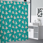 Chihuahua Puppy Pattern Print Premium Shower Curtain