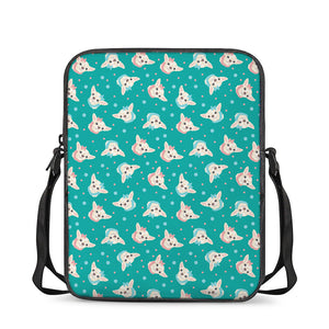 Chihuahua Puppy Pattern Print Rectangular Crossbody Bag