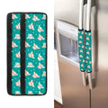 Chihuahua Puppy Pattern Print Refrigerator Handle Covers