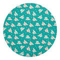 Chihuahua Puppy Pattern Print Round Blanket
