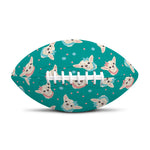 Chihuahua Puppy Pattern Print Rugby Ball