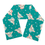 Chihuahua Puppy Pattern Print Scarf