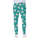 Chihuahua Puppy Pattern Print Scuba Joggers