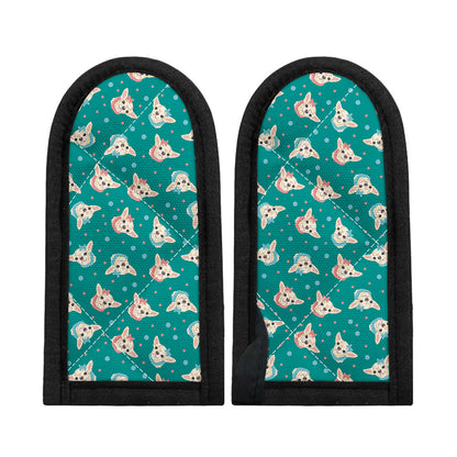 Chihuahua Puppy Pattern Print Skillet Handle Cover