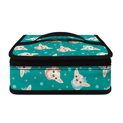 Chihuahua Puppy Pattern Print Small Lunch Bag