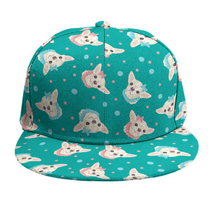 Chihuahua Puppy Pattern Print Snapback Cap