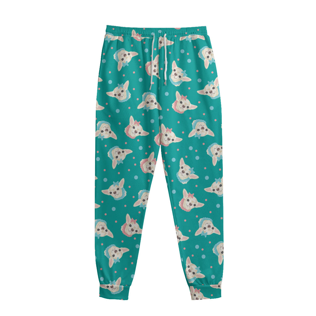 Chihuahua Puppy Pattern Print Sweatpants