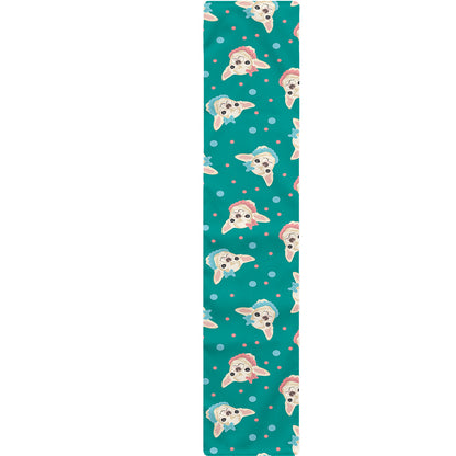 Chihuahua Puppy Pattern Print Table Runner