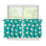 Chihuahua Puppy Pattern Print Tier Curtains
