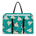 Chihuahua Puppy Pattern Print Utility Tote Bag