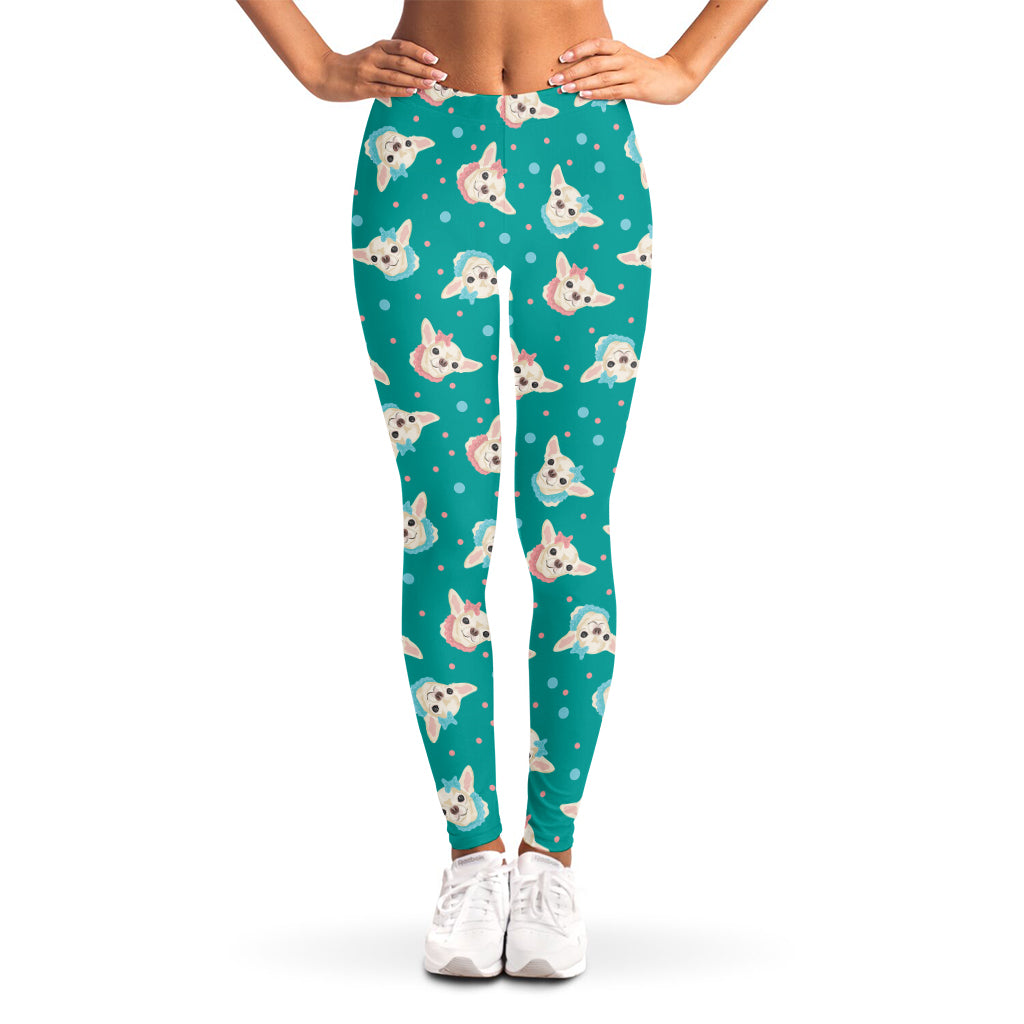 Chihuahua Puppy Pattern Print Women's Leggings