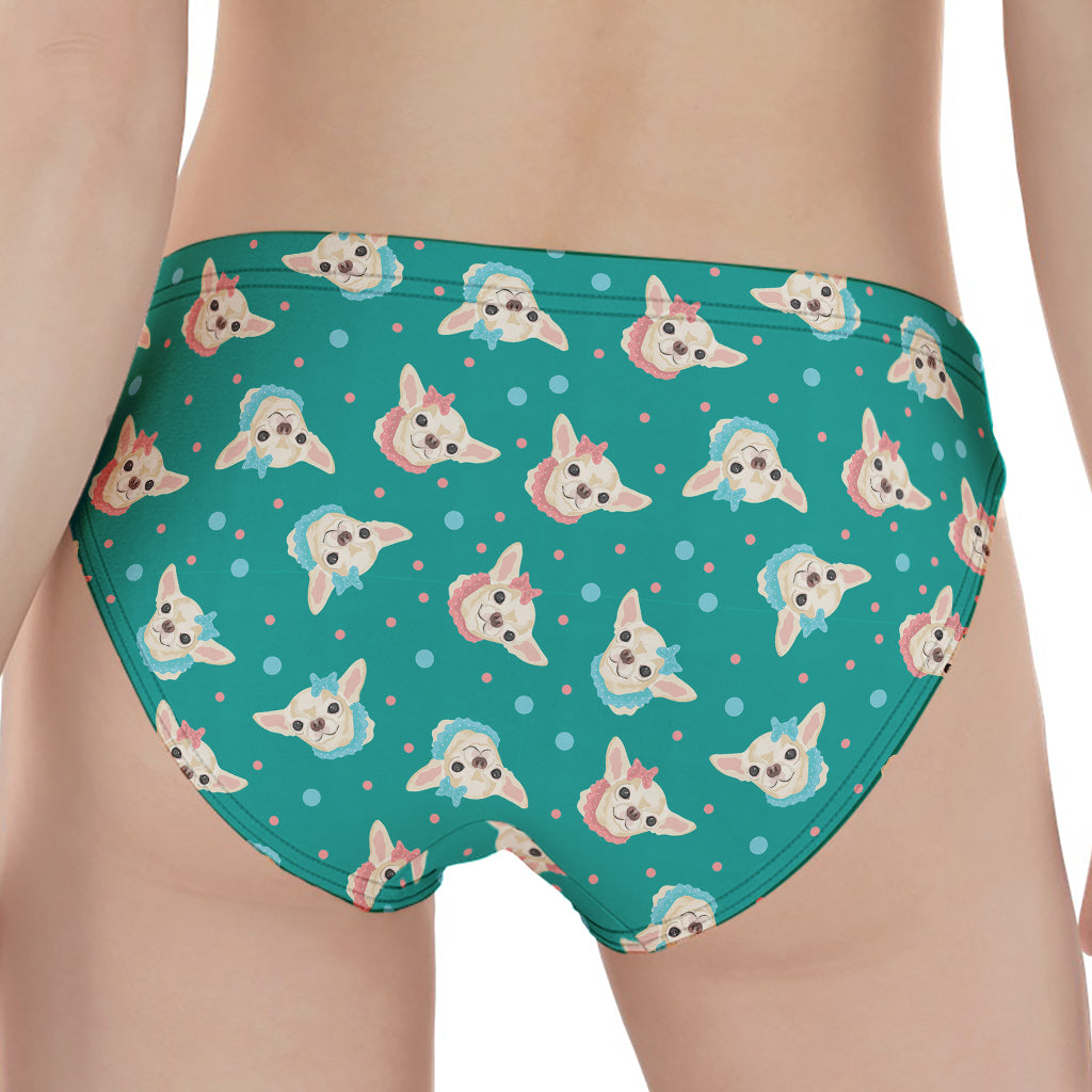 Chihuahua Puppy Pattern Print Women's Panties