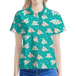 Chihuahua Puppy Pattern Print Women's Polo Shirt