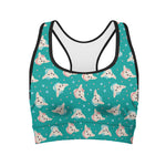 Chihuahua Puppy Pattern Print Women's Sports Bra