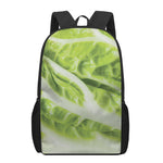 Chinese Cabbage Leaf Print 17 Inch Backpack