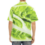 Chinese Cabbage Leaf Print Aloha Shirt