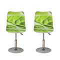 Chinese Cabbage Leaf Print Bar Stool Covers