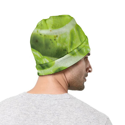 Chinese Cabbage Leaf Print Beanie