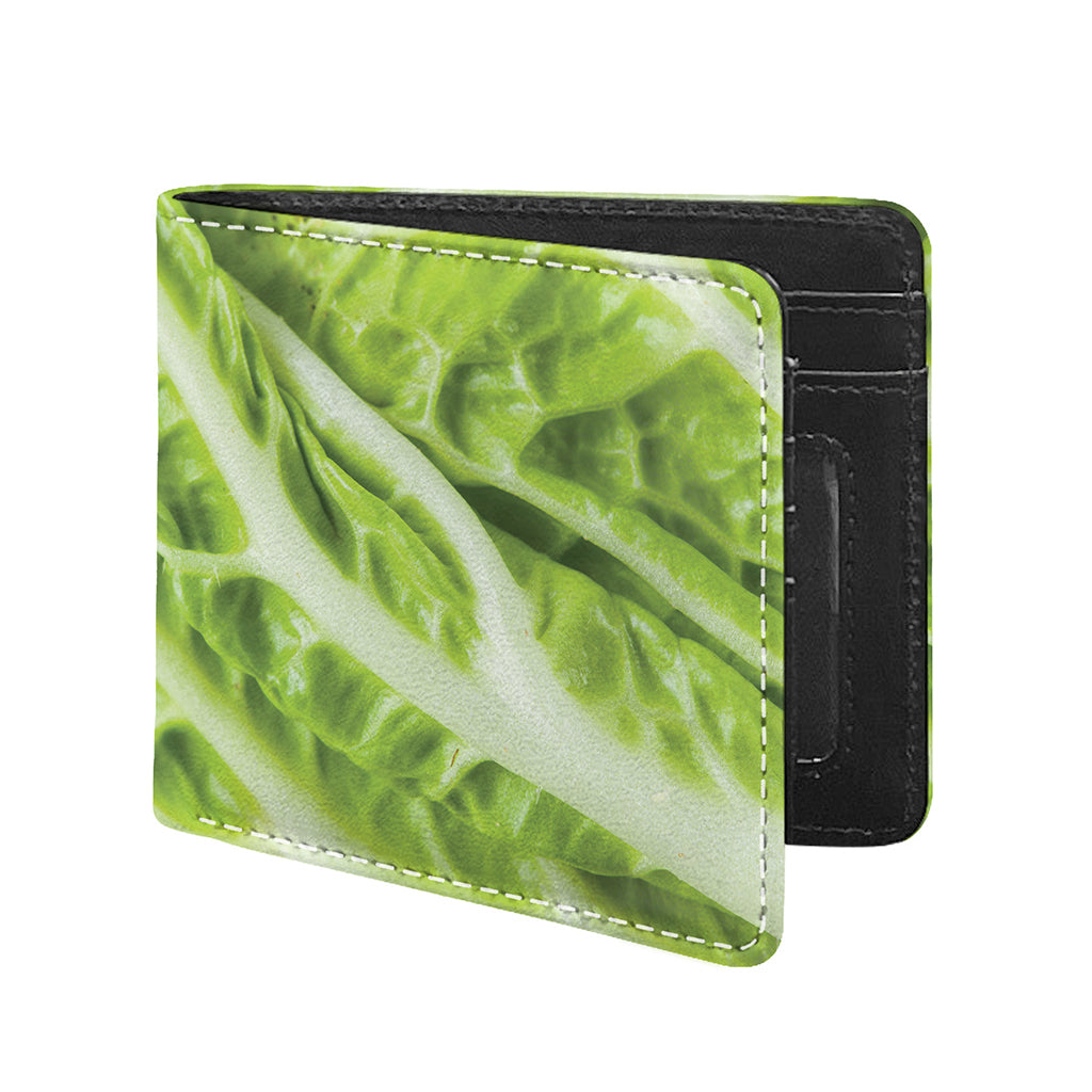 Chinese Cabbage Leaf Print Bifold Wallet