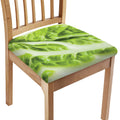 Chinese Cabbage Leaf Print Chair Cushion Cover