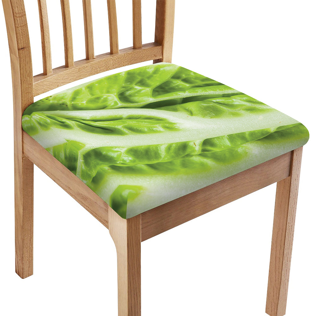 Chinese Cabbage Leaf Print Chair Cushion Cover