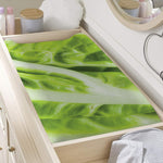 Chinese Cabbage Leaf Print Changing Pad Cover