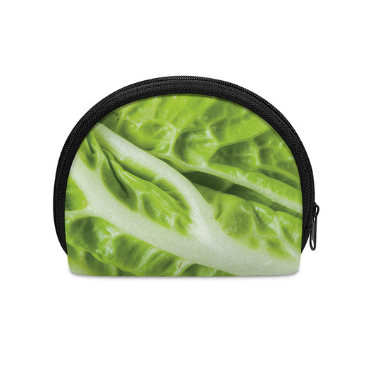 Chinese Cabbage Leaf Print Coin Purse
