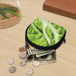 Chinese Cabbage Leaf Print Coin Purse