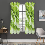 Chinese Cabbage Leaf Print Curtain