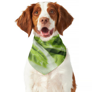 Chinese Cabbage Leaf Print Dog Bandana