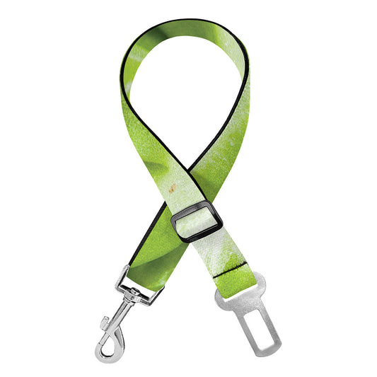 Chinese Cabbage Leaf Print Dog Seat Belt