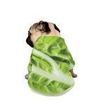 Chinese Cabbage Leaf Print Dog Zip Up Jacket