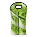 Chinese Cabbage Leaf Print Double Neoprene Wine Tote