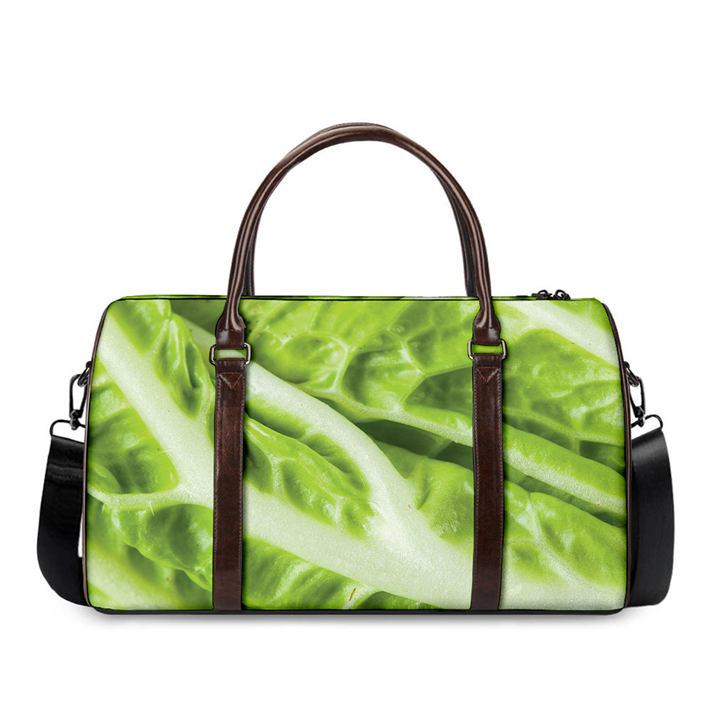 Chinese Cabbage Leaf Print Duffle Bag