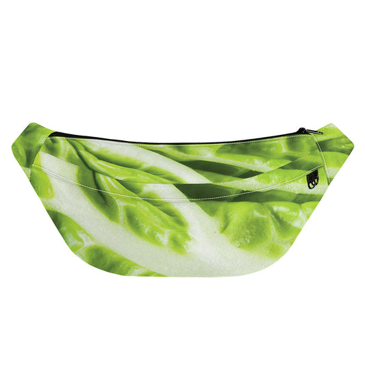Chinese Cabbage Leaf Print Fanny Pack