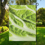 Chinese Cabbage Leaf Print Garden Flag