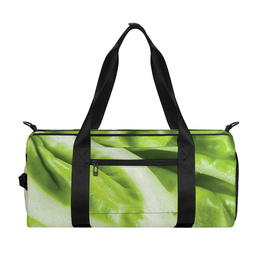Chinese Cabbage Leaf Print Gym Bag