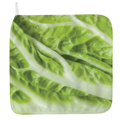 Chinese Cabbage Leaf Print Hand Towel