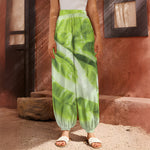 Chinese Cabbage Leaf Print Harem Pants
