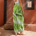 Chinese Cabbage Leaf Print Harem Pants