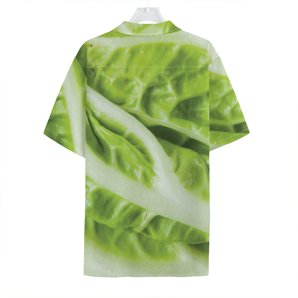 Chinese Cabbage Leaf Print Hawaiian Shirt