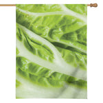 Chinese Cabbage Leaf Print House Flag