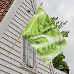 Chinese Cabbage Leaf Print House Flag