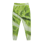 Chinese Cabbage Leaf Print Jogger Pants
