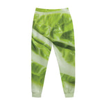 Chinese Cabbage Leaf Print Jogger Pants