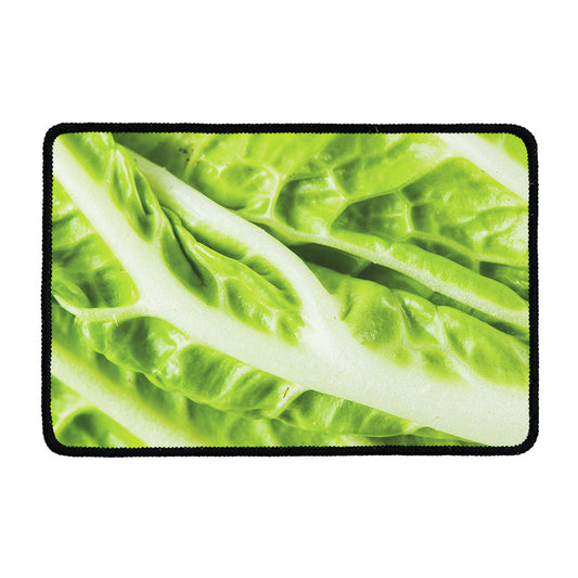 Chinese Cabbage Leaf Print Kitchen Mat