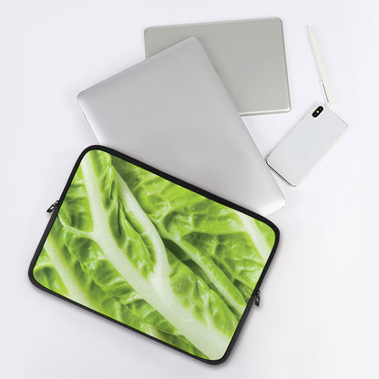 Chinese Cabbage Leaf Print Laptop Sleeve