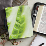 Chinese Cabbage Leaf Print Leather Bible Cover