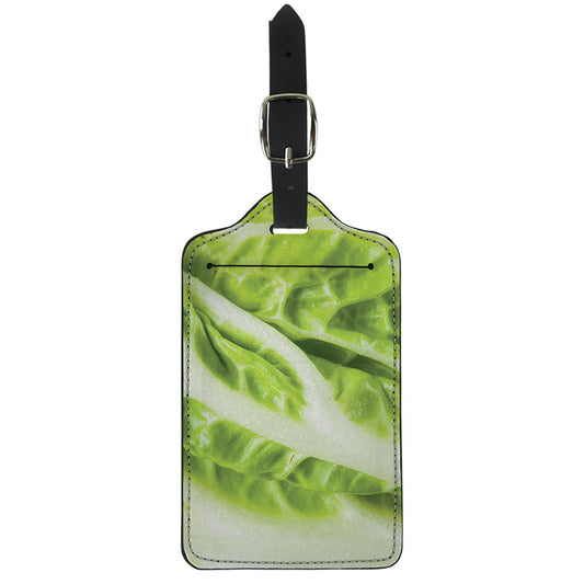 Chinese Cabbage Leaf Print Luggage Tag
