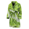 Chinese Cabbage Leaf Print Men's Bathrobe